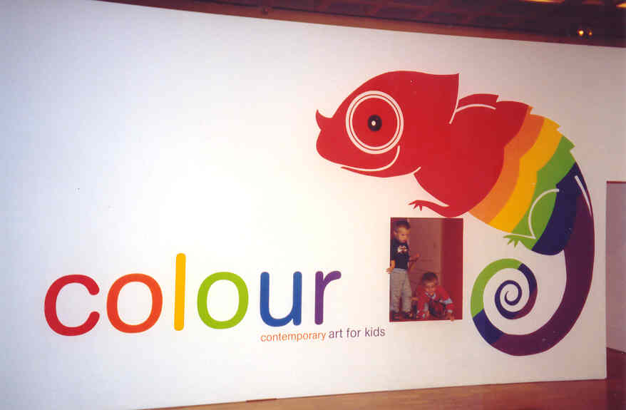 Color for kids in museum